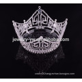 party king hair accessories crystal full round crown tiaras